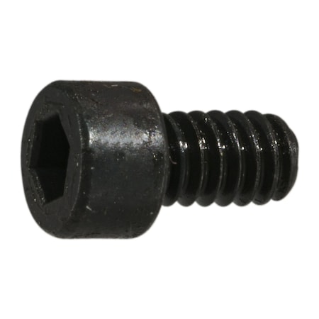 #0-80 Socket Head Cap Screw, Plain Steel, 3/16 In Length, 15 PK